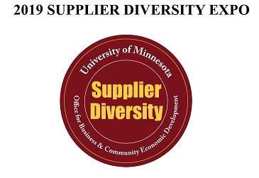 University of Minnesota 2019 Supplier Diversity Expo and UMN Supplier Diversity Logo